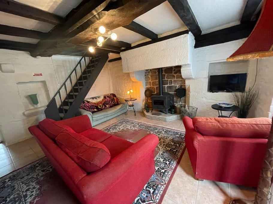 Le Petit Fleur - The Little Flower, Cosy Cottage Saint-Michel-de-Montjoie Εξωτερικό φωτογραφία